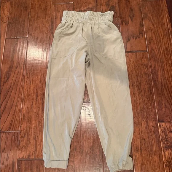 Vanilla Star Army green Elastic-Waist Track Pants - Picture 2 of 6